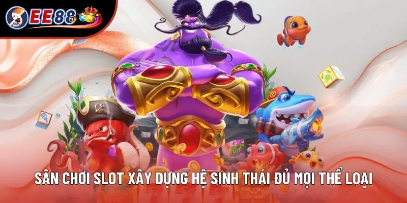 Sân chơi slot xây dựng hệ sinh thái đủ mọi thể loại